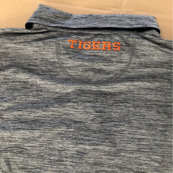 Chiliwear Auburn Tigers Embroidered Logo Polo Long Sleeve SZ L - Picture 5 of 13
